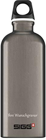 SIGG Alutrinkflasche 'Traveller' - 0,6 L, mit persönlicher Namensgravur