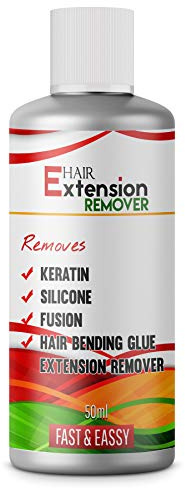 Hair Extensions Keratin/Silicon Fusion Pre-Bonded Glue tape Bond Adhesive Remover Solution 50ml