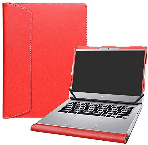 Alapmk Diseñado Especialmente La Funda Protectora para 14 Acer CHROMEBOOK 514 CB514-1HT CB514-1H & Lenovo ideapad S340 S340-14API S340-14IWL Laptop,Rojo