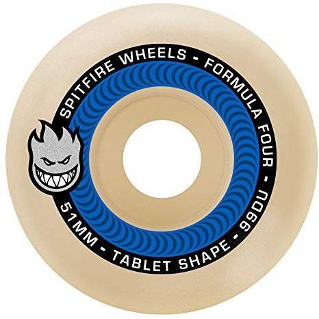 Spitfire Formula Four 99D Tablet-Skateboard-Rollen, 51 mm, 4 Stück