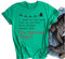 Griswold Familie, Weihnachtshemd für Damen, lustiges Weihnachts-Baseball-T-Shirt - Grün - Groß