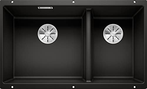 BLANCO 525991 SUBLINE Silgranit, Negro, 430mm/270mm