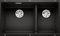 BLANCO 525991 SUBLINE 430/270-U Kitchen Sink, Black, 430mm/270mm-Becken Links