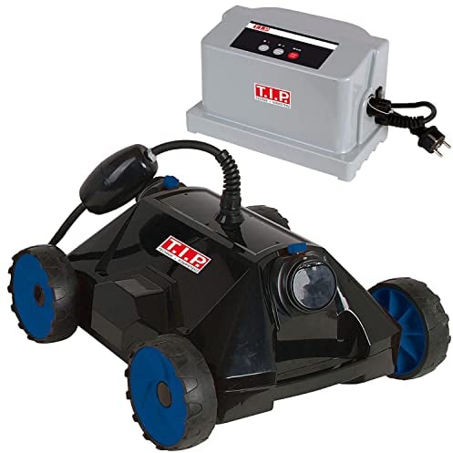T.I.P. Pool Roboter - Bodensauger (50 m³ Beckengröße, 18.000 l/h Fördermenge, Bodenreinigung, Wasserjet-Düsen, unabhängig, vollautomatisch, Unterschiedliche Reinigungsmodi) Sweeper 18000, 30454
