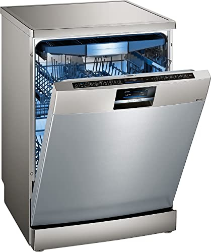 Siemens SN27YI03CE iQ700 Smarter Geschirrspüler Freistehend, 60 cm breit, Besteckschublade, glassZone schonende Reinigung Ihrer Gläser, varioSpeed Plus on demand der Spül-Turbo