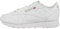 Reebok Femme Classic Leather Baskets, FTWR White/FTWR White/Pure Grey 3, 37.5 EU