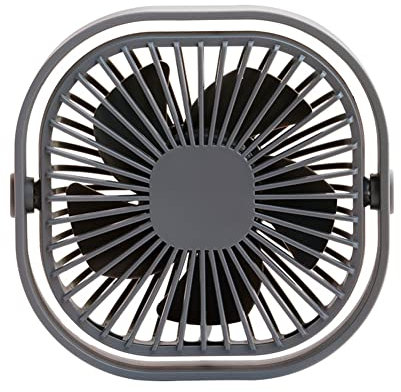 Ventilatore Muto per Auto Piccolo, Ventilatore Da Scrivania Piccolo Alimentato Tramite Usb Mini Ventilatore A Flusso D'Aria A 3 Velocità Ventilatore Rotante A 360 Gradi per Desktop Da Casa E Ufficio