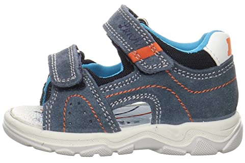Lurchi Baby Jungen GANI Sandale, Blau, 24 EU