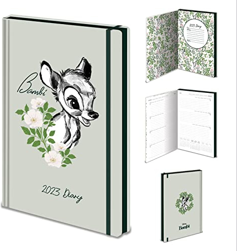 Pyramid International Bambi Terminkalender 2023, A5, Hardcover, Wochenansicht, offizieller Merchandise-Artikel, SR74093, Mehrfarbig