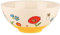 Mila Keramik-Schale Lovely Flowers Müsli Dessert Nachtisch Eiscreme sommerliche Suppen-Schüssel Snack mit Blüten Wild-Blumen Marienkäfer und Bienen