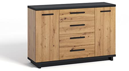 Design Möbel Kommode mit Schubladen Kommode Wohnzimmer Kommode Holz Highboard TV Schrank Schubladenschrank für Wohnzimmer Kommode Schlafzimmer Kommoden und Schränke Large Kommode