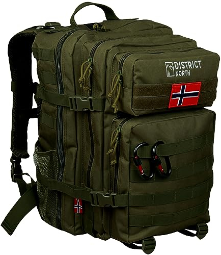 District North Parent Rucksack Complete (Oliv, 25l)