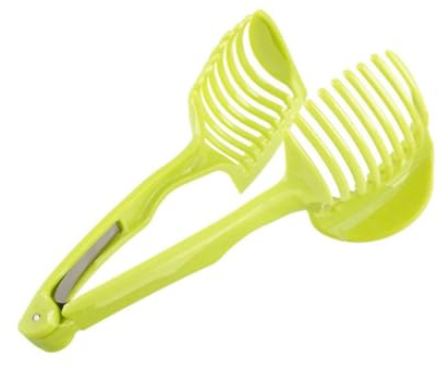 BZKSER Tagliafrutta - 1 PCS Better Smart Supporto per Tagliare Frutta e Verdura Universale pomodori cipolle Patate Uova Limoni Gadget Facile da Usare Idea Regalo Grigliare fette di Verdura Tagliare
