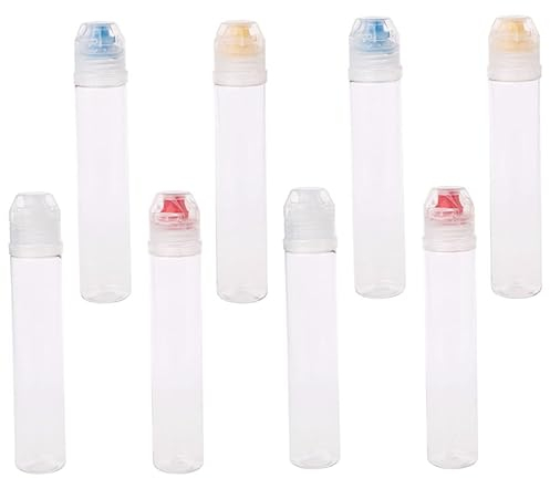 FRCOLOR 16 Pièces petite bouteille à presser distributeur de sauce soja bouteille de ketchup vide accessoires de grillade flacons souples flacons compressibles d'assaisonnement nourriture