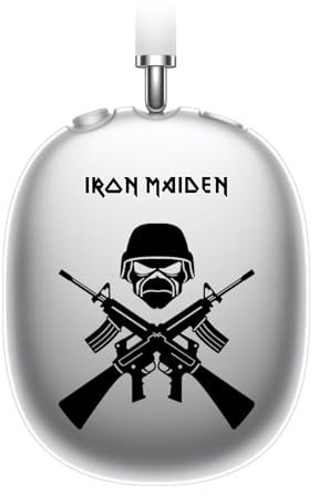 Head Case Designs Offizielle Iron Maiden A Matter of Life and Death Plattencover Soft Gel Handyhülle Hülle kompatibel mit Apple AirPods Max