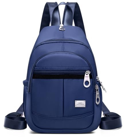 Estwell Sac à Dos Femme Petit Bandoulière Léger Multi-poches - Mini Messager Mode D'épaule pour Voyage Loisir