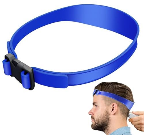 Neckline Shave Template, Curved Silicone Hair Band, Haircut Band, Hair Trimming Guide, Self Hair Cutting Tools, Greatt for Creating Skin Fade Guidelines and for Haircuts