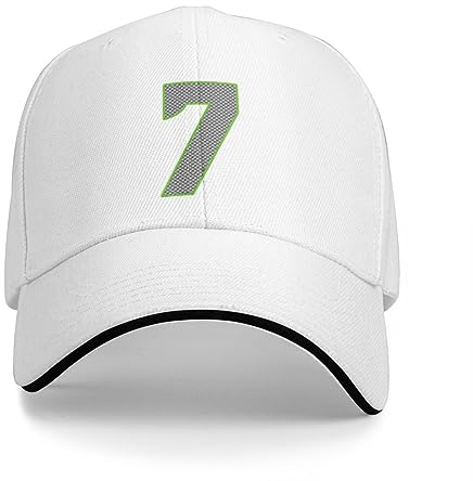 Basecap Seattle Seahawks Geno Smith 7 von CH3Media Cap Baseball Cap Hip Hop Baseball Mann Kappen Frauen Männer Hüte Frauen
