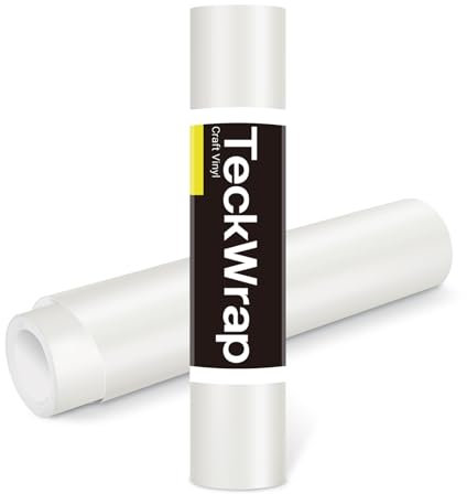 TECKWRAP Vinilo adhesivo permanente de 12 pulgadas x 10 pies, gris pastel mate