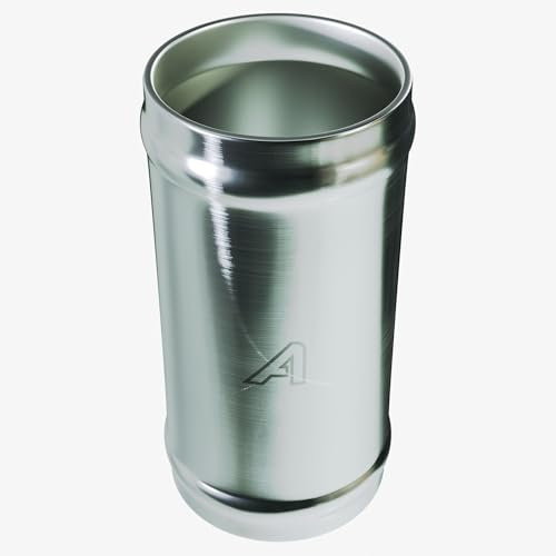 Conector de manguera de metal de aluminio de 70 mm para mangueras de jardín, estanques, tuberías de agua, juntas de púas en línea, 100 mm de largo