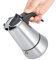 ZenithAur Caffettiera portatile in acciaio inox, per fornelli a gas e a induzione, versatile da 2/4/6/9 tazze (200 ml)
