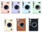 for Instax Mini EVO Camera Silicone Anti-Scratch Cover Case, Shatterproof Protection Dust-Proof Sleeve, Cameras Organizer Simple Solid Color (White)