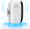 AYMBH WiFi Extender Signal Booster Up to 5000 sq.ft and 50+ Devices Wireless Internet Repeater with 300Mbps Speed, Ethernet Port, Easy 1-Key Setup Alexa Compatible Long-Range Amplifier for Dead Zones