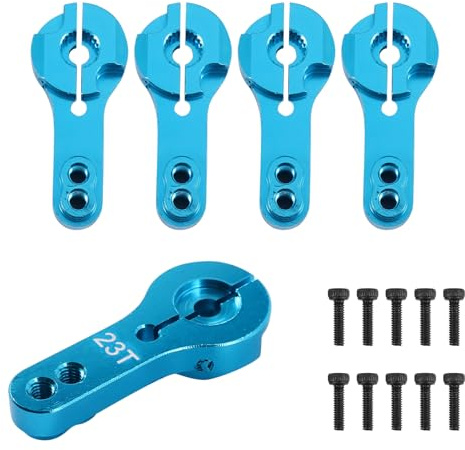 Diheohg 5 StüCke 23 T Metall Servo Arm Horn mit Schrauben für 1/10 RC Auto Teile ZubehöR