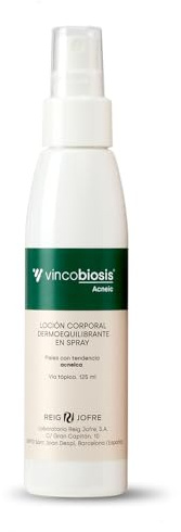 Vincobiosis® Acneic Dermoausgleichende Körperlotion Spray – hilft bei der Verringerung von Unvollkommenheiten an Brust und Rücken, respektiert die Akne und ihre Mikrobiota – geeignet für empfindliche