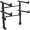 2 Sets Keyboard Heightening Bracket Computer Keys Holder Keyboard Armrest Instrument Stands Mechanical Ergonomic Keyboards Gaming Keyboard Piano Lifter Two Midi Keyboard Iron Black