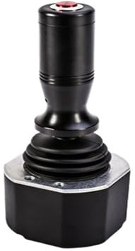 YKMYXZ, Einachsige Schubstange 61B Feder Automatische Rückkehr zur Mittelposition, Hall-Industrie-Joystick-Controller(0 2.5 5V)