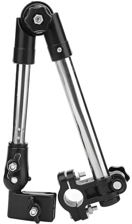 Ayfunkey Umbrella Holder Attachment for Stroller, Bike, and Wheelchair, Secure Handlebar Umbrella Mount Stand