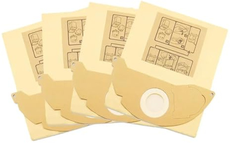 Sac À Poussière, Compatible Avec Karcher, Filtre D'aspirateur, Sac À Poussière MV2, Sac En Papier A2004, Sac Poubelle WD2 250 A2000 2003 2004(4pcs)
