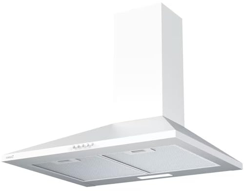Dekorative Dunstabzugshaube, Cata VK-6000 WH, 3 Geschwindigkeiten, 455 m³/h, 60 cm, Weiß