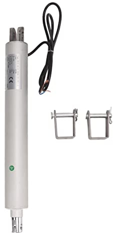 100mm Stroke Linear Electric Actuator, Tubular Linear Motion Actuator, Mini Aluminum Alloy Actuator with High Speed Motor for RV Roof, Trapdoor, and Automation Systems (24V)