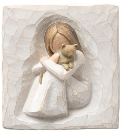 Willow Tree Komfort-Schild, geformt, handbemalt