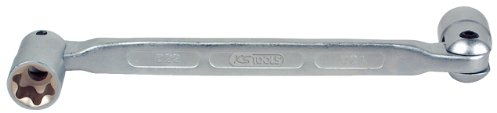 Ks Tools 517.0332 - Clé à douilles articulée TORX® - E10xE12 - En Chrome Vanadium - Finition Satinée