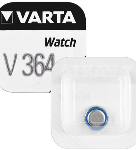 VARTA pile bouton incluse (electronics v364 sR60)-argent