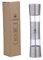 LAGUIOLE - Saliera e Pepiera Manuale - 2 in 1 - Acciaio Inossidabile - Argento