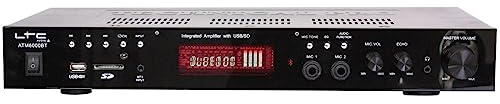ATM6000BT - LTC - Amplificatore stereo HIFI 2 x 50W - USB, SD e Bluetooth - Nero lucido