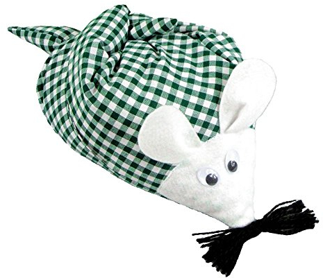 Dinkelmaus mit Lavendel - grün