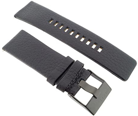 Diesel Uhrband Wechselarmband LB-DZ1657 Original Ersatzband DZ 1657 Uhrenarmband Leder 27 mm Braun