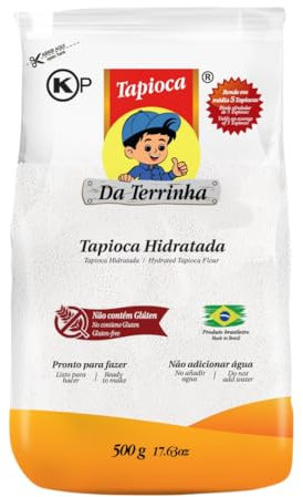 Da terrinha Tapioca Harina 17.6oz | goma Pronta para Tapioca 500 g'- 1 Unidad