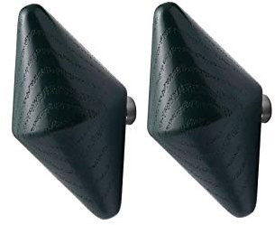 Tivoli by Normann Copenhagen - Quin - Hook/Haken/Wandhaken/Garderobenhaken/Kleiderhaken - Lackiertes Eichenholz - Dark Green/Dunkelgrün - H: 10 x D: 7,5 x Ø: 5,5 cm