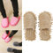 AMhomely ein Paar Multifunktions-Mop-Pantoffeln - Männer und Frauen Faule mopp hausschuhe gehen reinigung staub warm langlebig polieren boden 1 paar (Beige, M)