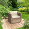BRAST® Gartenmöbel Lounge Set Alu | 4-12 Personen viele Modelle & Farben | inkl. extra Dicke Kissen | TÜV geprüft | Outdoor Loungemöbel Sitzgruppe Essgruppe Garnitur | Einzelsessel Braun