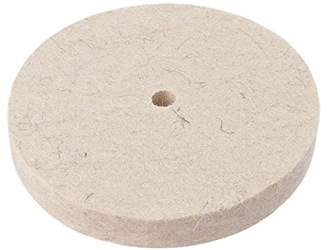 Disco abrasivo per smerigliatrice da banco Disco abrasivo in feltro per mola da trapano Disco abrasivo per smerigliatrice da banco, 125 mm