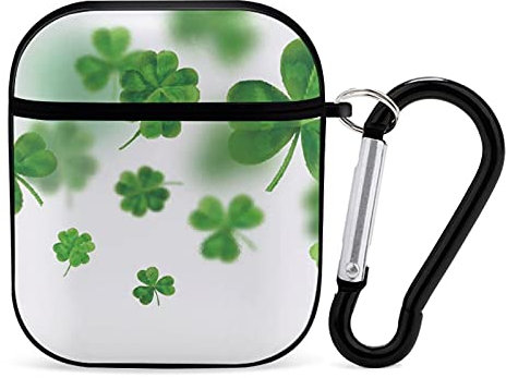 Airpods-Hülle Klee-Muster-Kleeblätter Airpod Hard Case Cover Kopfhörerhüllen Für Apple Airpods1 Airpods2