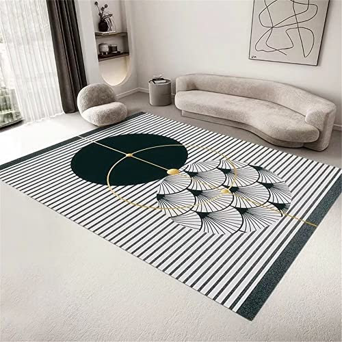 Outdoor Teppich XXL grau bettvorleger Schlafzimmer kuschel Teppich Wohnzimmerteppich grau minimalistisch gestreift moderner Teppich Anti-Milbe 200X250CM Outdoor Teppich XXL küchen teppiche