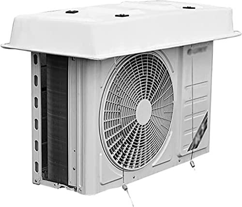 XXIOJUN Abdeckungen Für Klimageräte Für Außengeräte, wasserdichte Top AC Unit Defender Abdeckung, Schützt Vor Laub, Schnee Und Staub (Farbe : Weiß, Größe : 98x45cm)